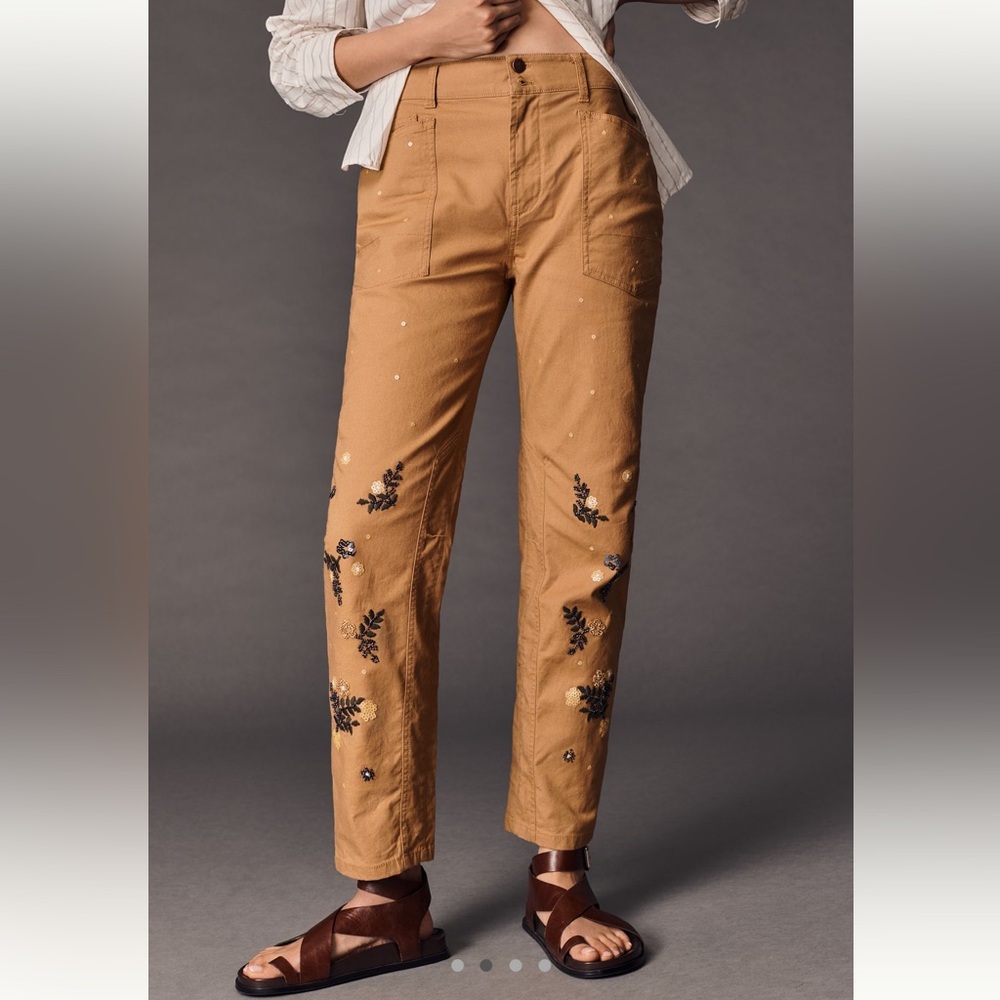 Pilcro The Wanderer Pants Appliqué Edition